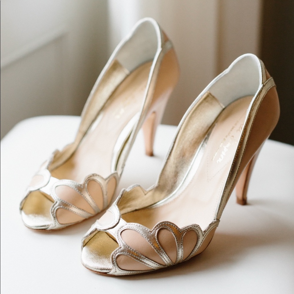 Rachel Simpson Isabelle Scalloped Heels from BHLDN